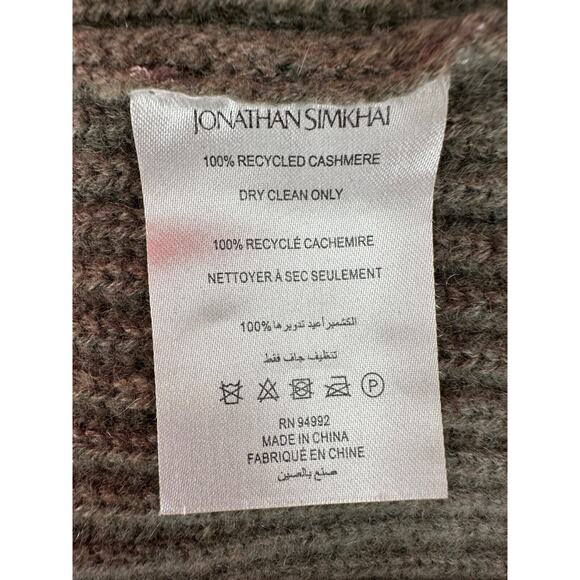 Jonathan Simkhai 100% Cashmere Winona Jumper Sweater Tunic Top Sz S Dry Cleaned - Picture 11 of 12